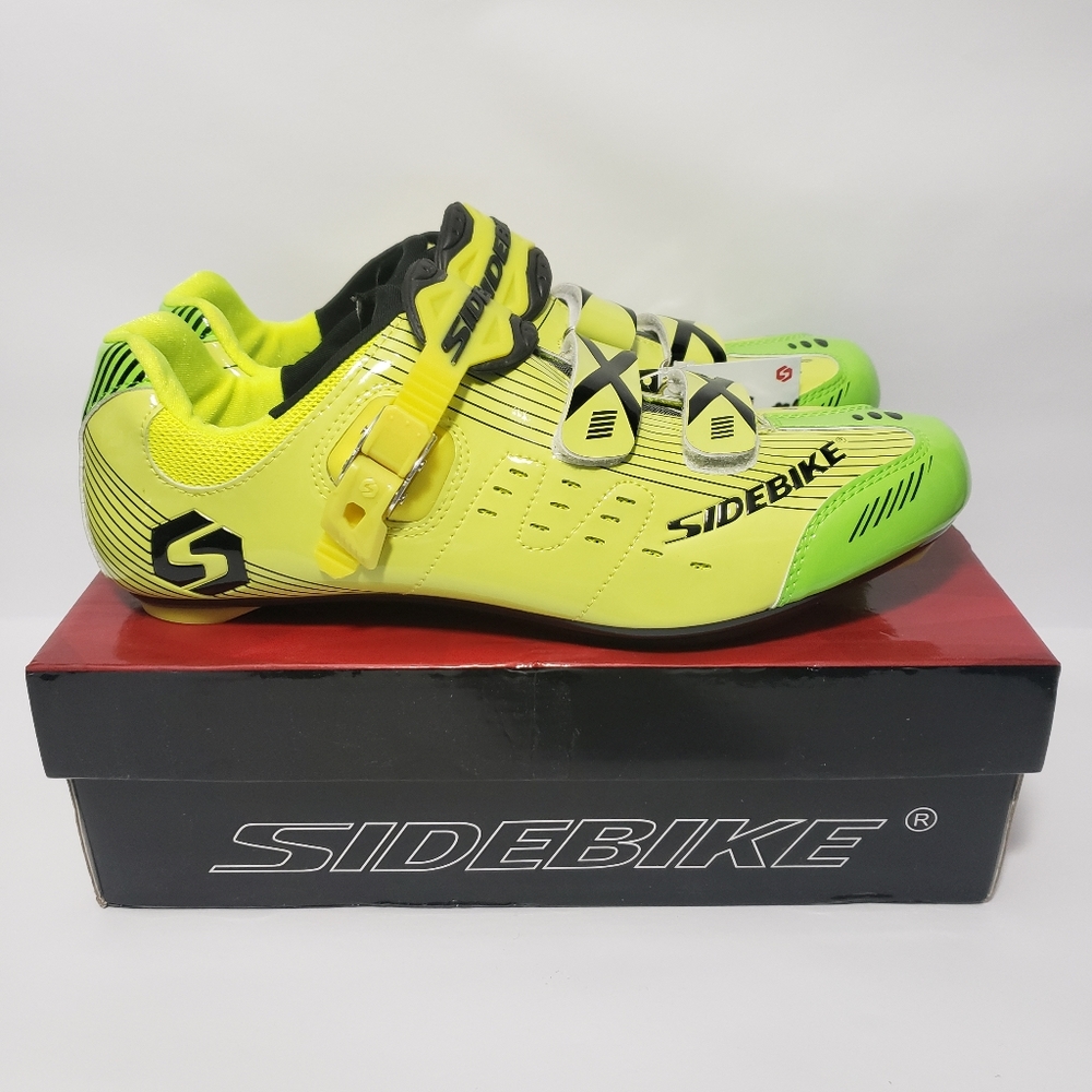 SIDEBIKE Men's Size 11 Bicycle Binding Shoes Road Bike Cycling Shoes SD-003